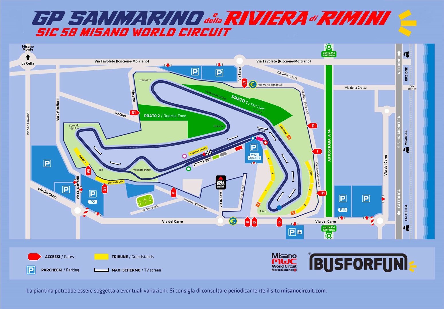 Grandstand A/B/C